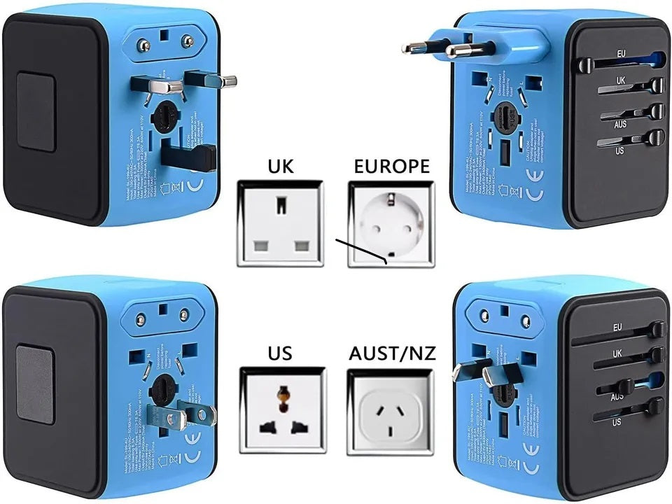 EU adapter with a durable design and maximum power capacity of 2000W