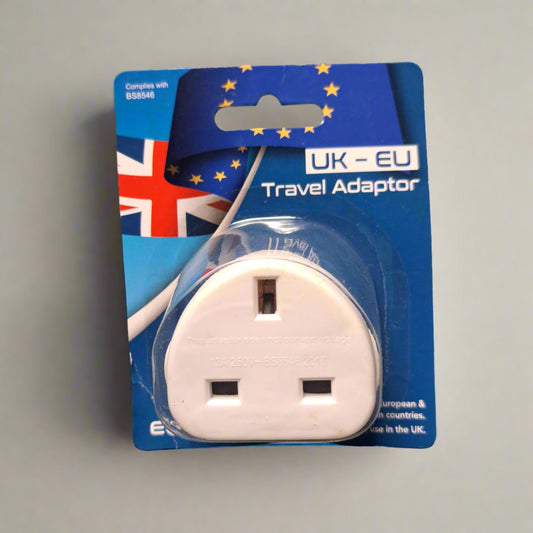 EU Plug UK-EU Travel Adapter