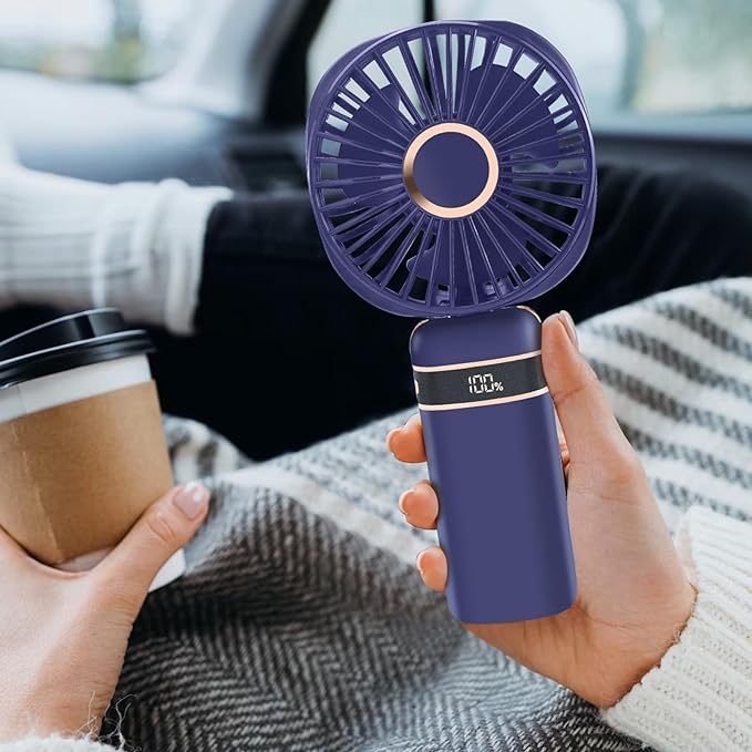 Mini fan with adjustable wind speeds for personalized comfort