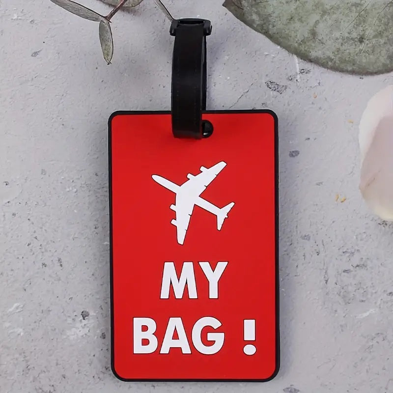 Luggage tag set combining practicality with fun, creative designs