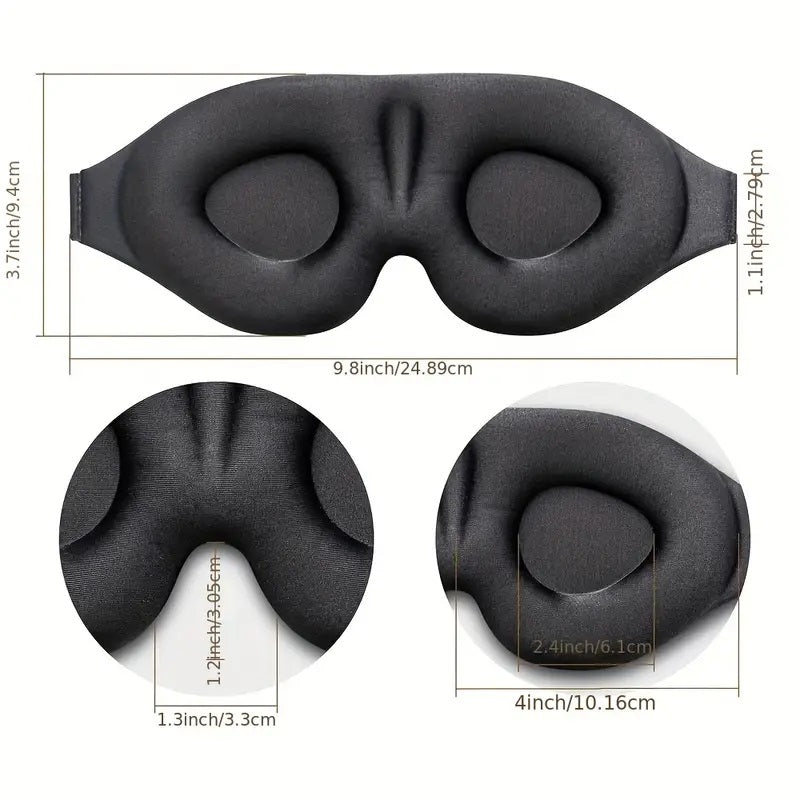 Sleep Mask Featuring Soft Memory Foam for Perfect Sleep